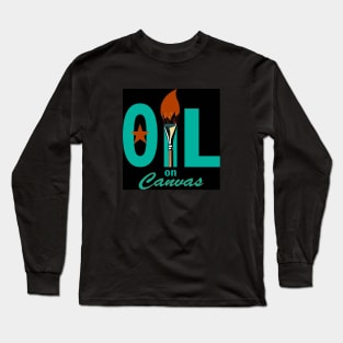 Oil on Canvas Logo Long Sleeve T-Shirt